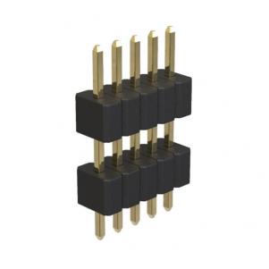 1.00mm Pitch Pin Header Connector With  Dual Insulator Plastic Type 